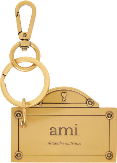 Kľúčenka AMI AMI Street Plate Keychain Metalická | UKR913.369, 0