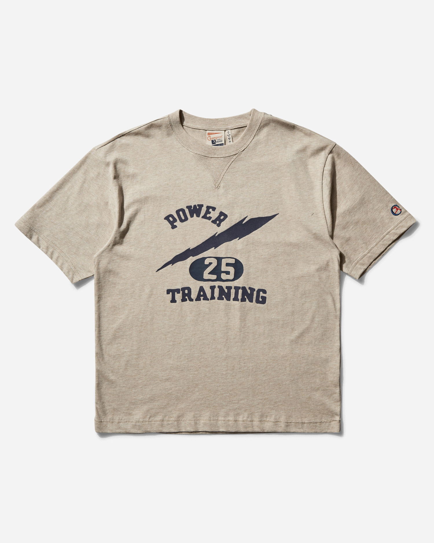Tričko Champion Vintage Mix P.E. Class Training T-Shirt Béžová | 221094 YS064, 0