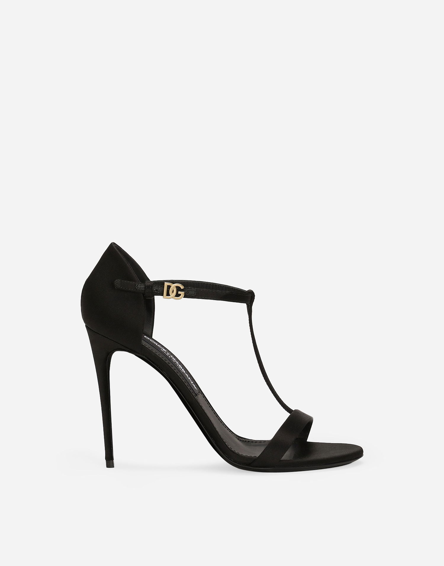 Tenisky a topánky Dolce & Gabbana Satin T-bar Sandals Čierna | CR1766A763080999, 0
