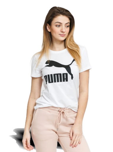 Tričko Puma Classics Logo Tee Biela | 530076 02