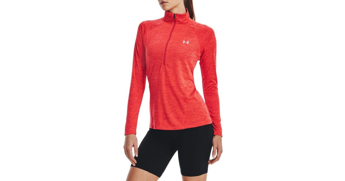 Mikina Under Armour Tech 1/2 Zip Twist Top Červená | 1320128-638, 1