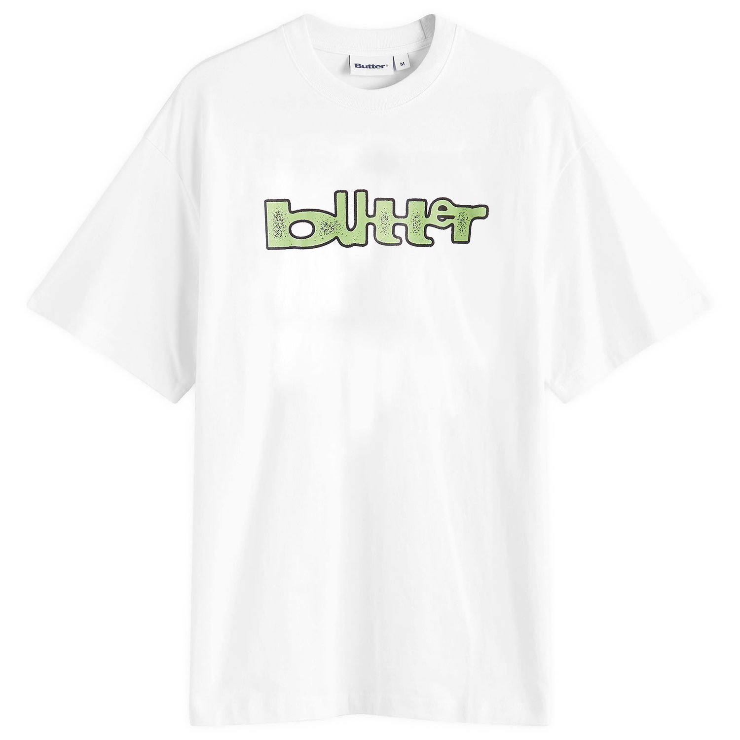 Tričko Butter Goods Warped T-Shirt, Size Large Biela | BG251101-WHT, 1