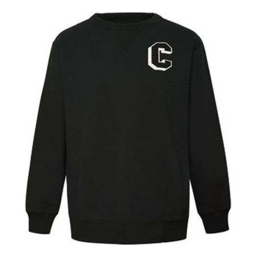 Mikina Converse Converse Elevated Fleece Sweatshirt Čierna | 10019109-A01