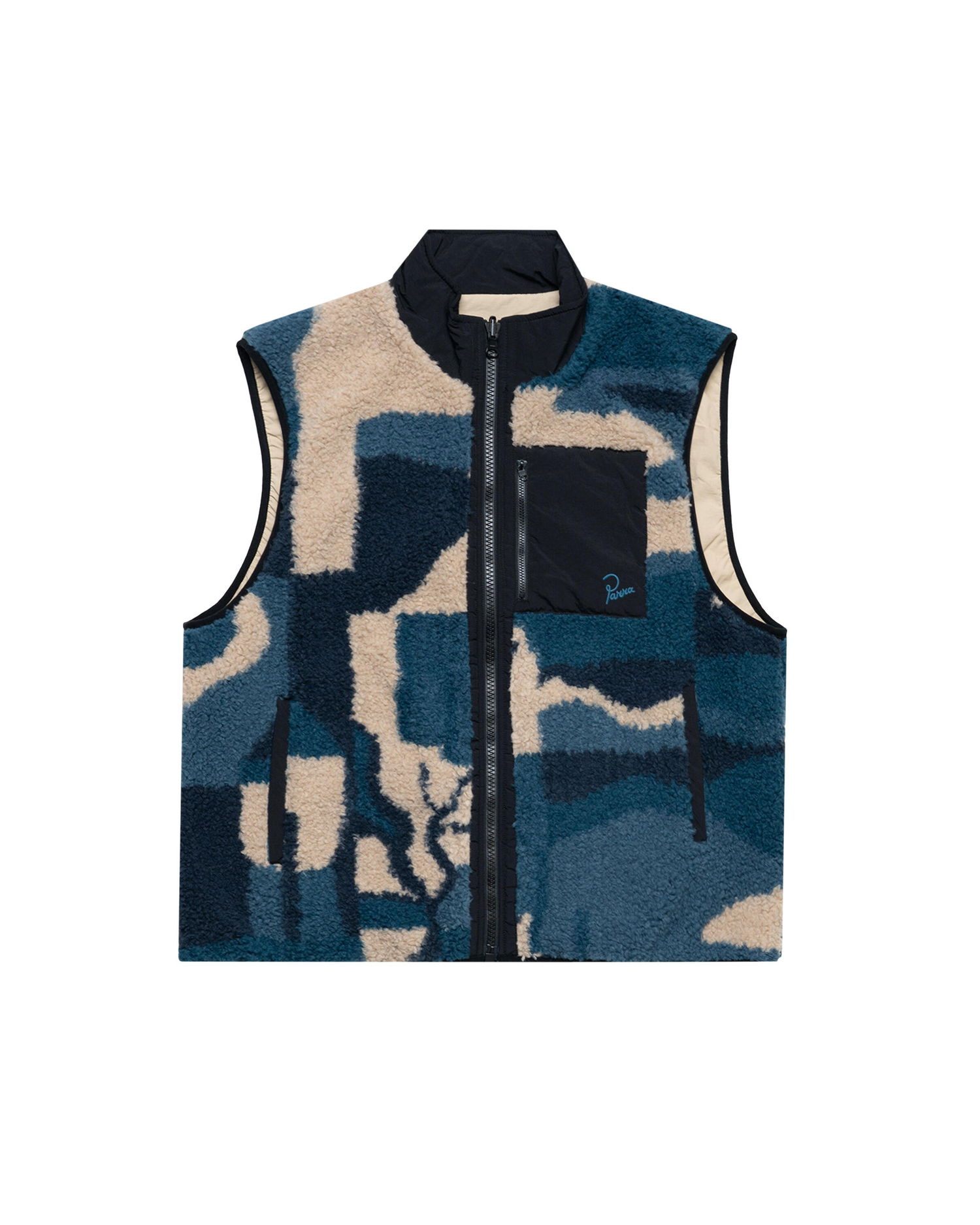 Vesta By Parra Parra Infinite Bird Reversible Vest Modrá | 54250, 0