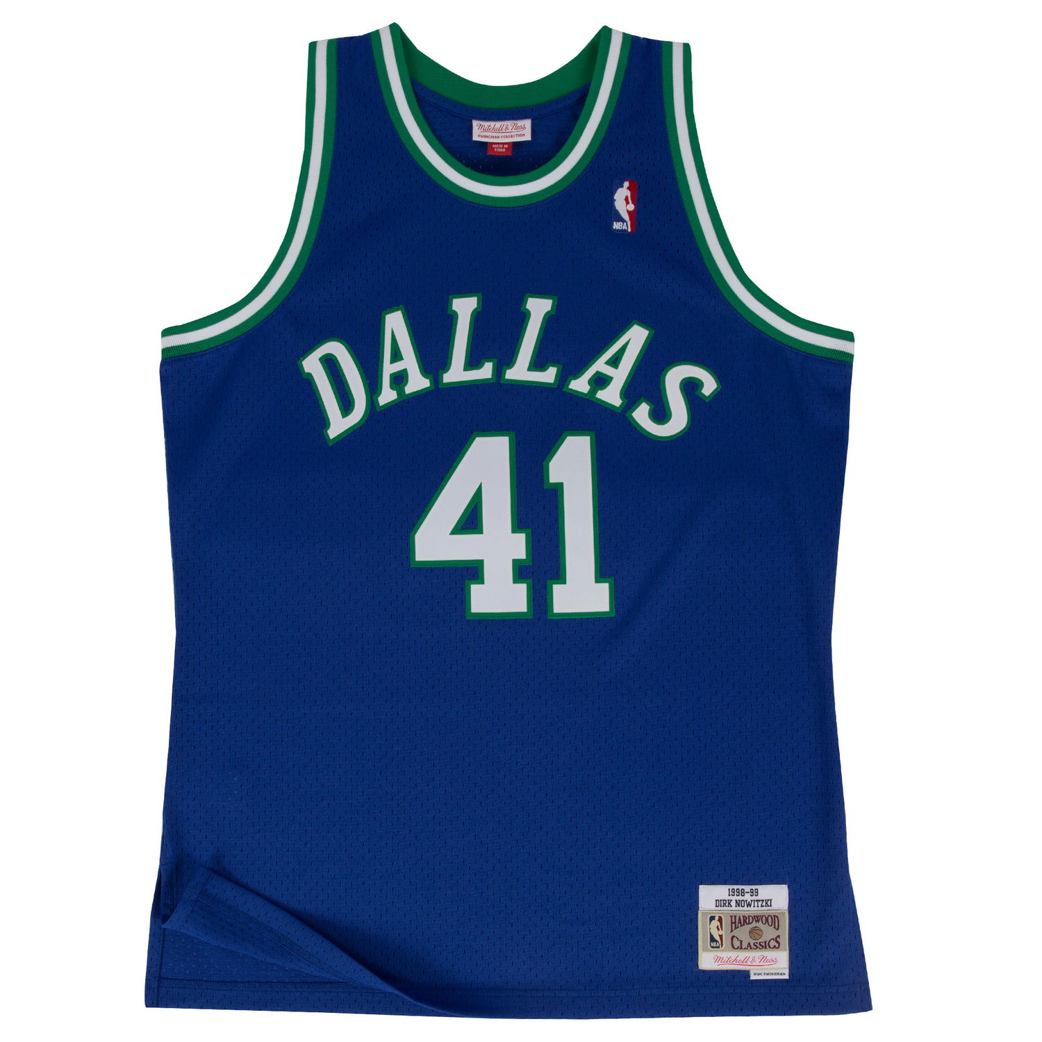 Dres Mitchell & Ness Dallas Mavericks Dirk Nowitzki Swingman Jersey Navy | SMJYGS18158-DMAROYA98DNO, 0