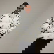 Graphic Print Puffer Jacket