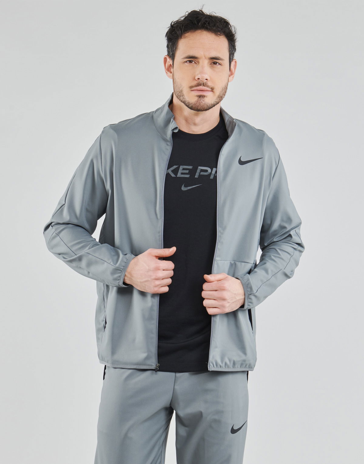 Bunda Nike Dri-FIT Woven Training Jacket Šedá | CU4953-084, 1