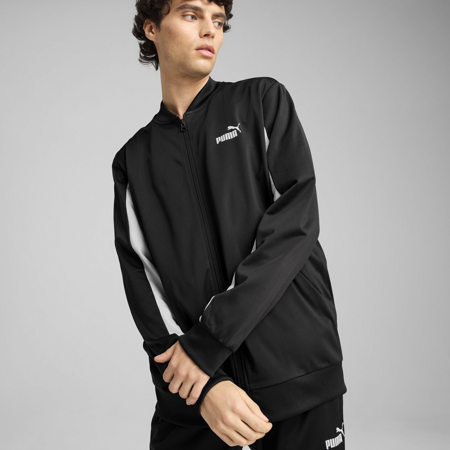 Súprava Puma Baseball Inspired Polyester Tracksuit Čierna | 684851_01, 1