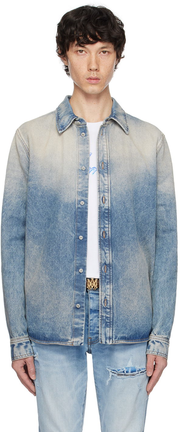 Košeľa AMIRI MA Quad Interior Shirt Modrá | AMDNLS1005, 0