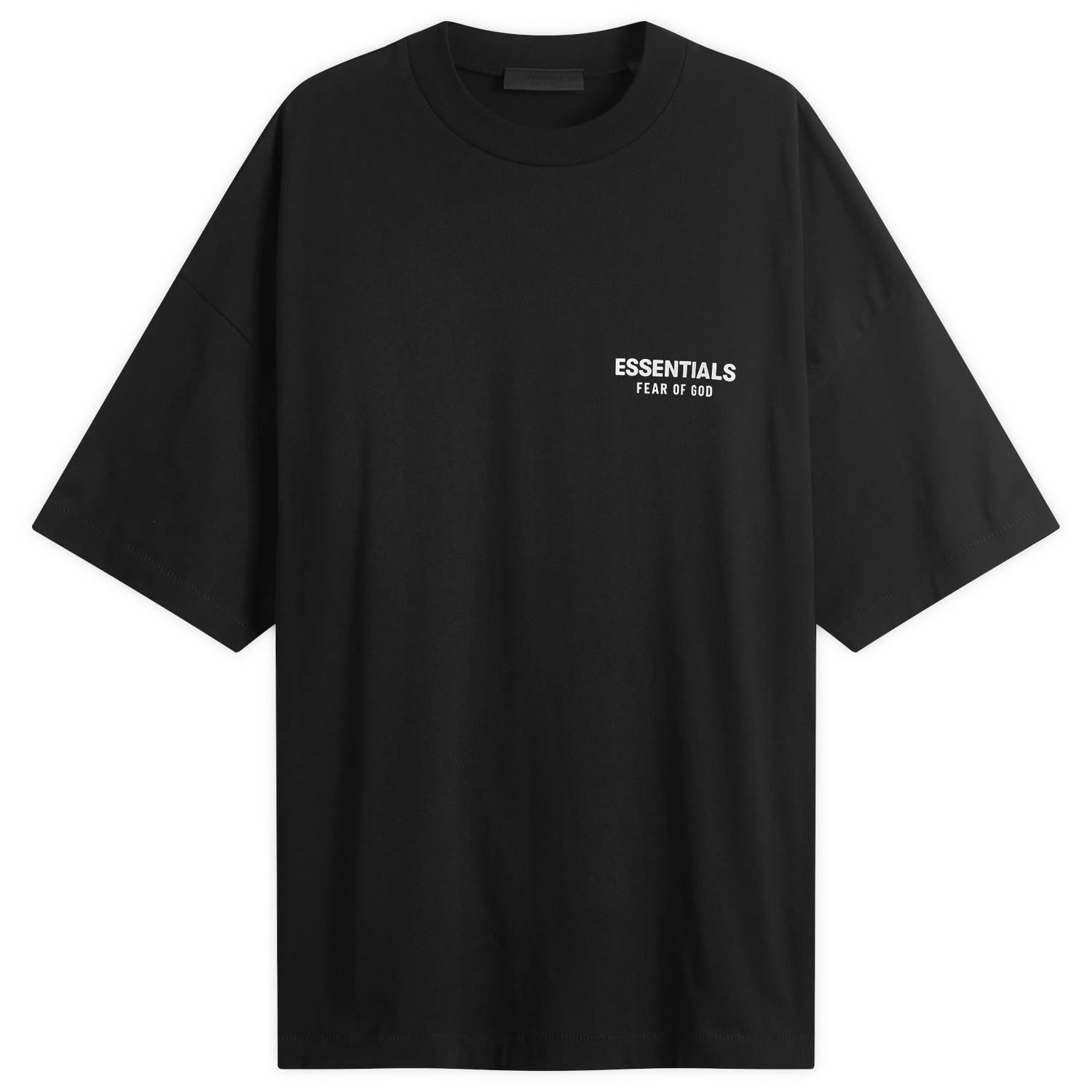 Tričko Fear of God ESSENTIALS Core Logo Jersey T-Shirt Čierna | 125HO244360F, 1