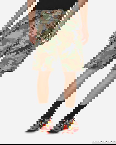 Šortky Stüssy Ripstop Cargo Beach Shorts Zelené | 112297E CAMO, 4