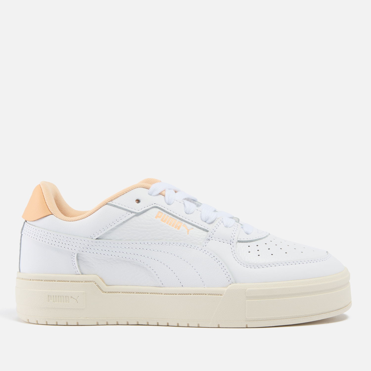 Tenisky a topánky Puma Women's CA Pro Classic Basket Trainers - White/Peach Fizz - UK 5 Biela | 380190-42, 0