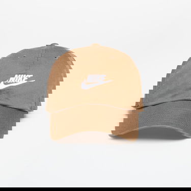 Šiltovka Nike Cap Club Unstructured Futura Wash Cap Mosswood Brown/ White Hnedá | FB5368-235, 0