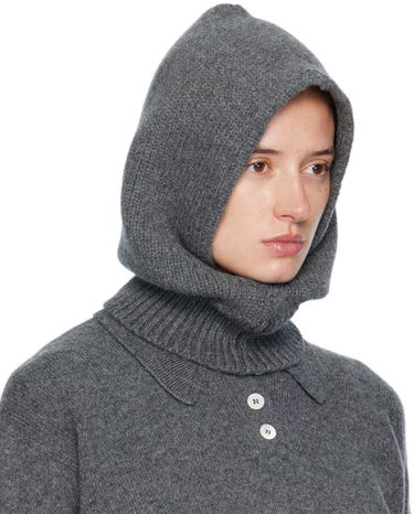 Šál &Daughter &Daughter Hand-Knitted Hooded Cowl Šedá | HKN03924, 1