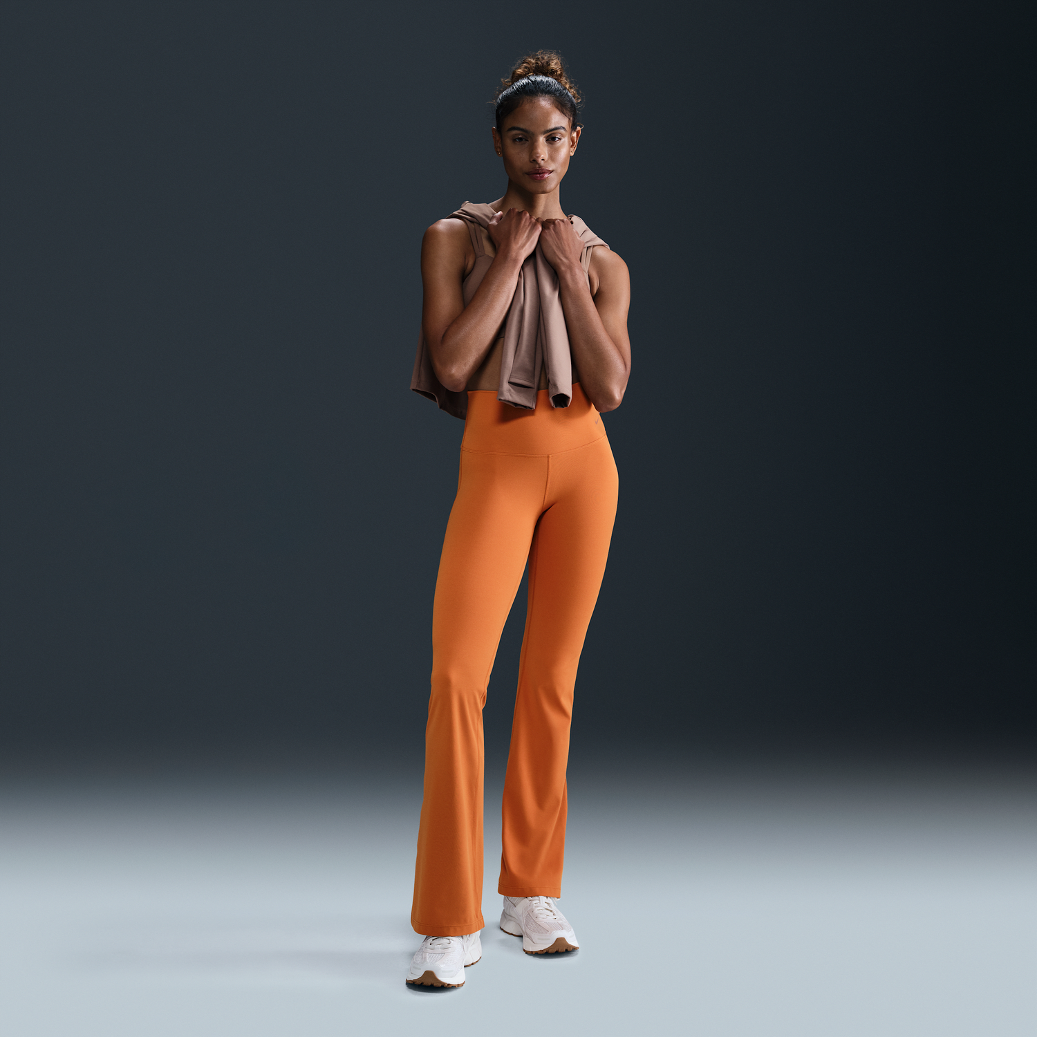 Legíny Nike Nike Zenvy High-Waisted Flare Leggings Oranžová | FV7921-815, 0