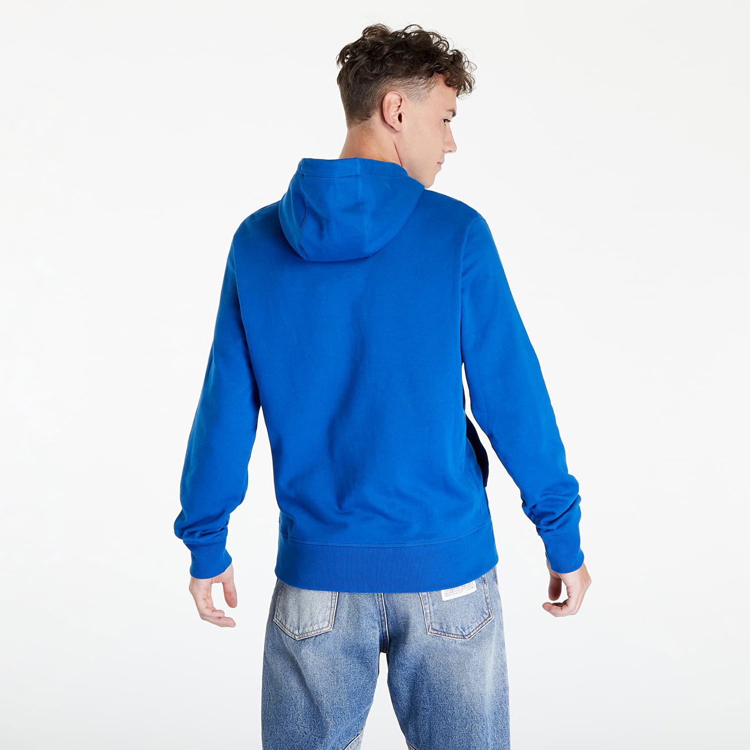 Mikina New Balance Essentials Pullover Hoodie Modrá | MT03558BGV, 1