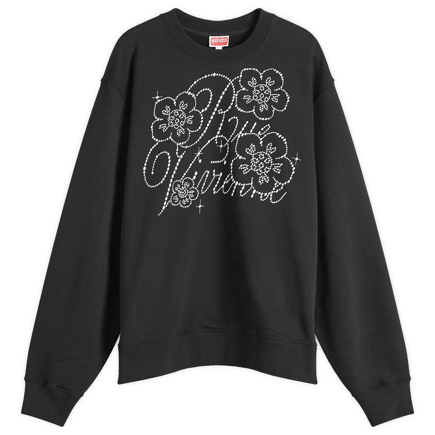 Mikina KENZO Men's Constellation Embroidered Crew Sweat in Black, Size Small | END. Clothing Čierna | FE65SW2284MG-99J, 0