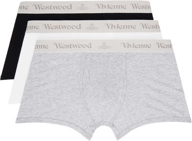 Boxerky Vivienne Westwood Three-Pack Boxers With Logo Bands Šedá | 8106001G-J002Y-, 0