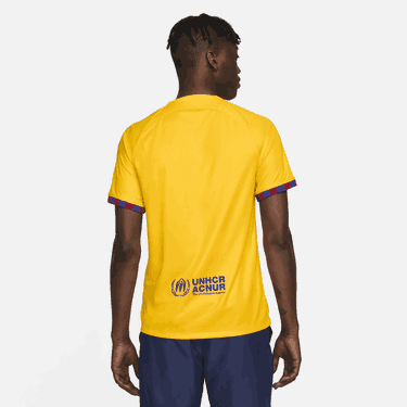 Dres Nike FC Barcelona Stadium 2022/23 Jersey Žltá | dr5079-729, 3