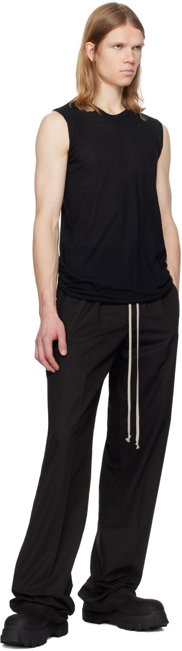 Nohavice Rick Owens Rick Owens Hollywood Dietrich Drawstring Trousers Čierna | RU01E5378 P, 3