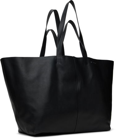 Tote bag AMI AMI Paris Leather Midi Maxi Tote Čierna | ULL024.AL0090, 1