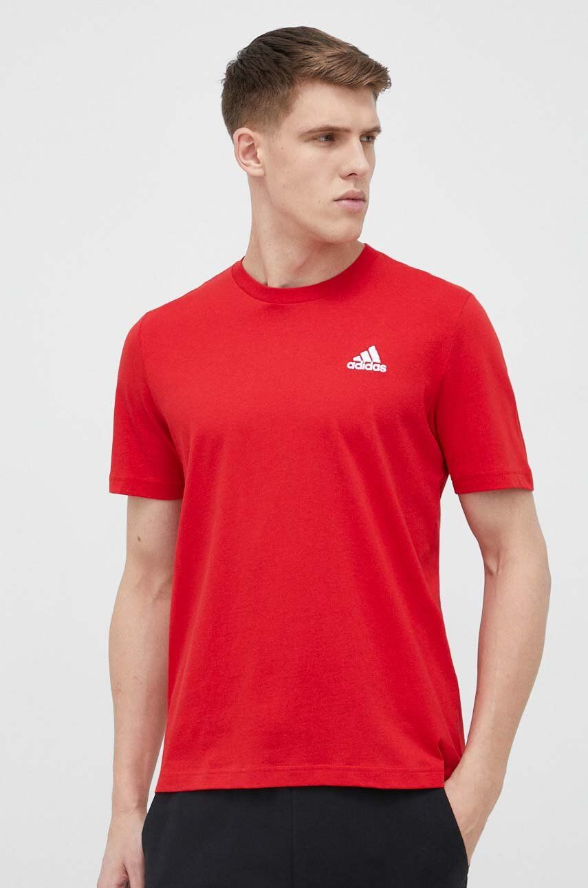 Tričko adidas Performance Cotton Tee Červená | IC9290, 0