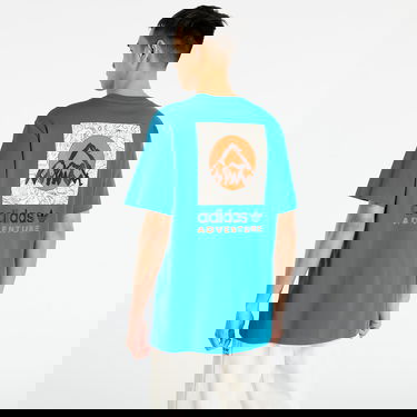 Tričko adidas Originals Adventure Mountain Back Tee Modrá | IC2362, 1