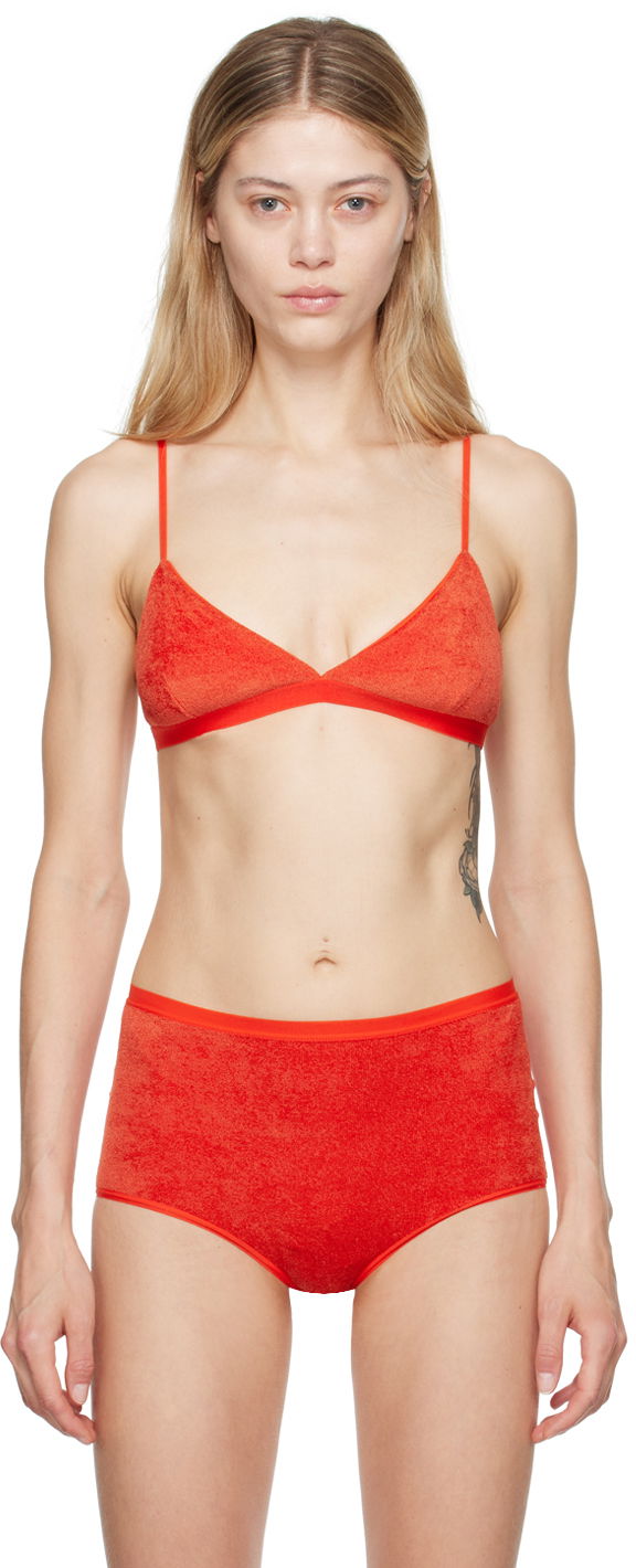 Podprsenka Baserange Mississippi Triangle Bralette Červená | BRMI-VE-AU24, 0