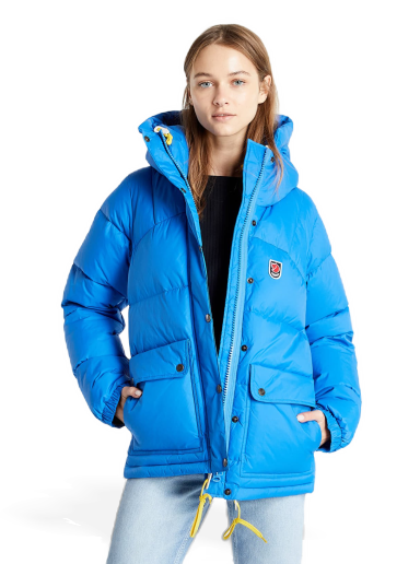 Prešívaná bunda FJÄLLRÄVEN Expedition Down Lite Jacket Modrá | F89995-525