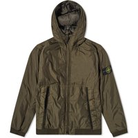 Bunda Stone Island Crinkle Reps Hooded Down Jacket Zelené | 7915408-V0058, 1