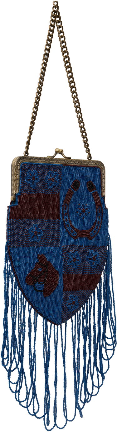 Kabelka Bode Bode Capri Beaded Fringe Bag Modrá | WRS25AC004, 2