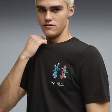 Tričká a tielka Puma PUMA x SQUID GAME Graphic Tee Čierna | 630706_01, 1