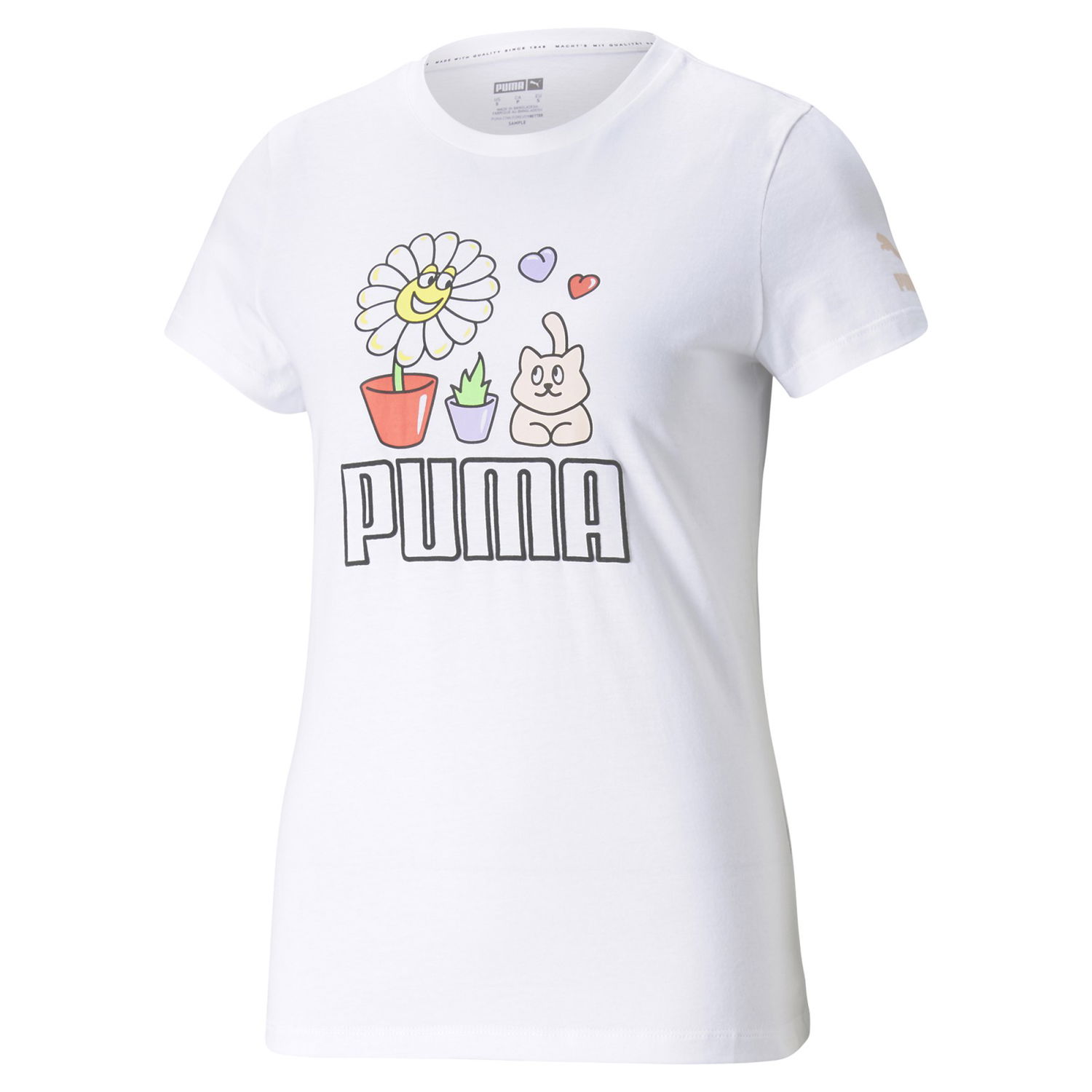 Tričko Puma Graphic Tee Summer Streetwear White Biela | 532552-02, 0