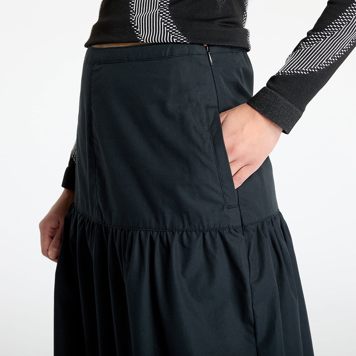Sukňa Converse Long Skirt Čierna | 10028022-A01, 1