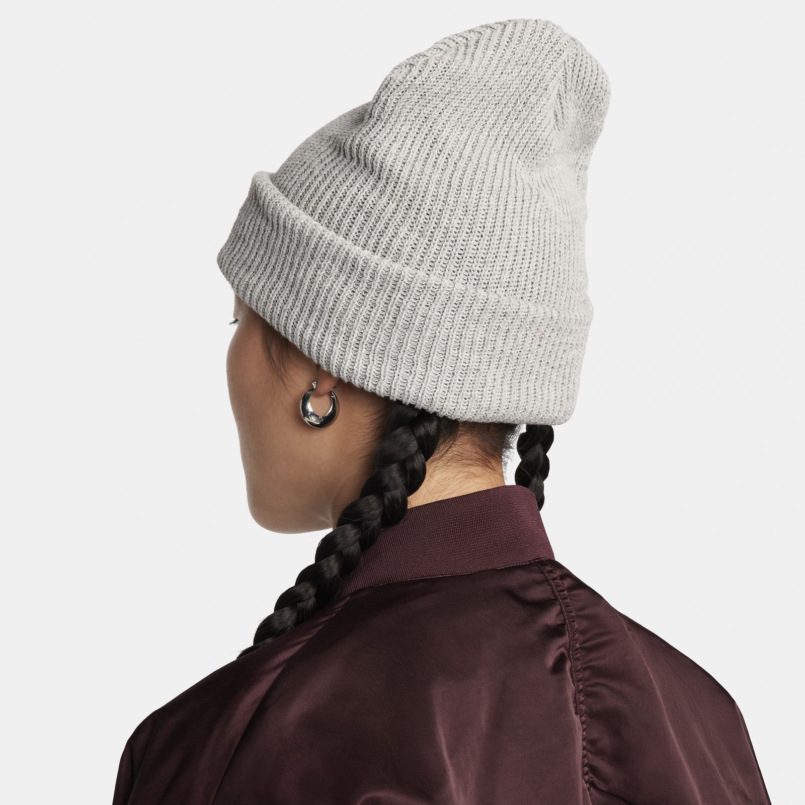 Peak Tall Cuff Swoosh Beanie