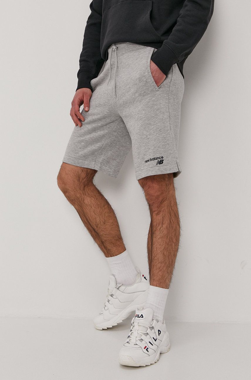 Šortky New Balance Shorts Šedá | MS11903AG, 0