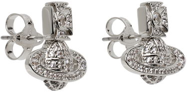 Náušnice Vivienne Westwood Carmela Bas Relief Silver Earrings Metalická | 6201033A-02P102-SM, 1