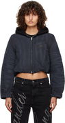 Padded Cropped Hooded Jacket