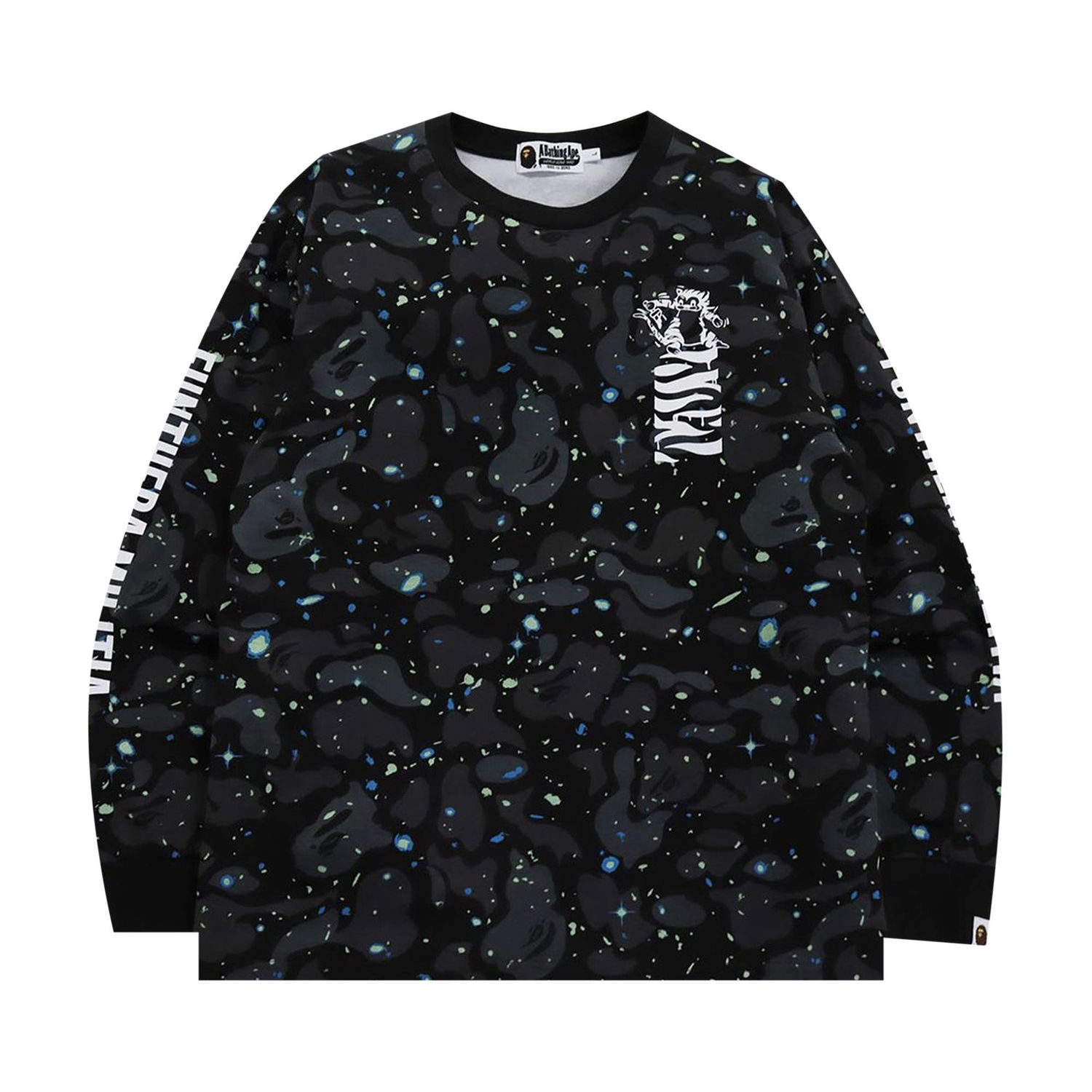Tričko BAPE Space Camo Tiger Tee Čierna | 1H80 111 003 BLACK, 1