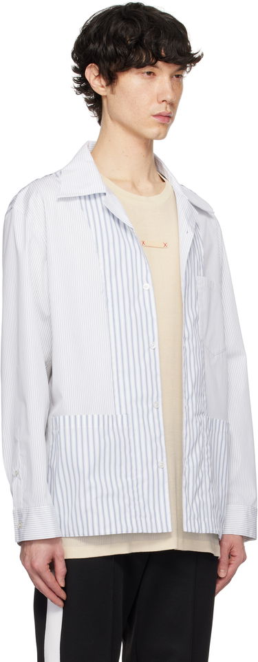 Košeľa Maison Margiela Maison Margiela Stripe Shirt Modrá | S50DT0047 MTN054, 1