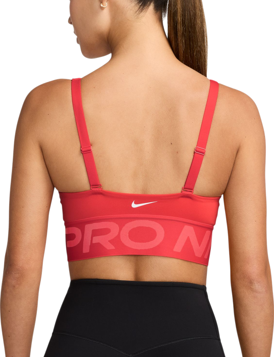 Podprsenka Nike Nike Pro Indy Plunge Medium Support Sports Bra Červená | hf7324-696, 1