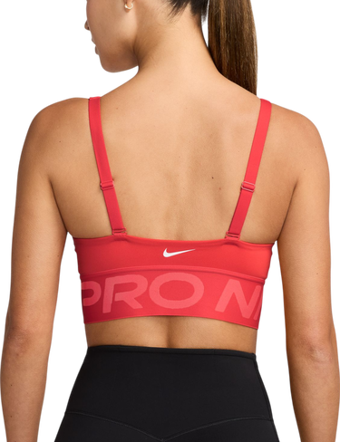 Podprsenka Nike Nike Pro Indy Plunge Medium Support Sports Bra Červená | hf7324-696, 1