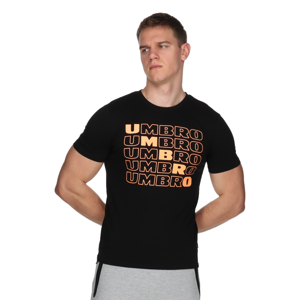 Tričko Umbro Retro Graphic T-Shirt Čierna | UMA251M802-01, 0