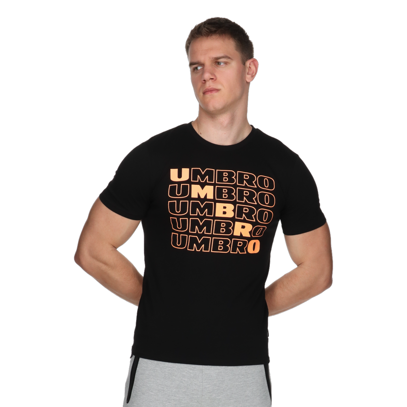 Tričko Umbro Retro Graphic T-Shirt Čierna | UMA251M802-01
