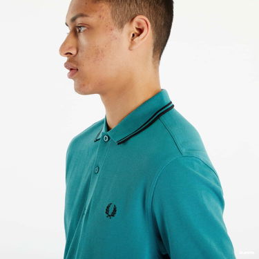 Polo tričko Fred Perry Twin Tipped Polo Shirt Tyrkysová | M3600 R35, 3
