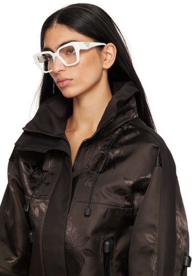 Slnečné okuliare Prada Cat Eye Acetate Glasses Biela | 0PR 09ZV 51 8056597973236, 3