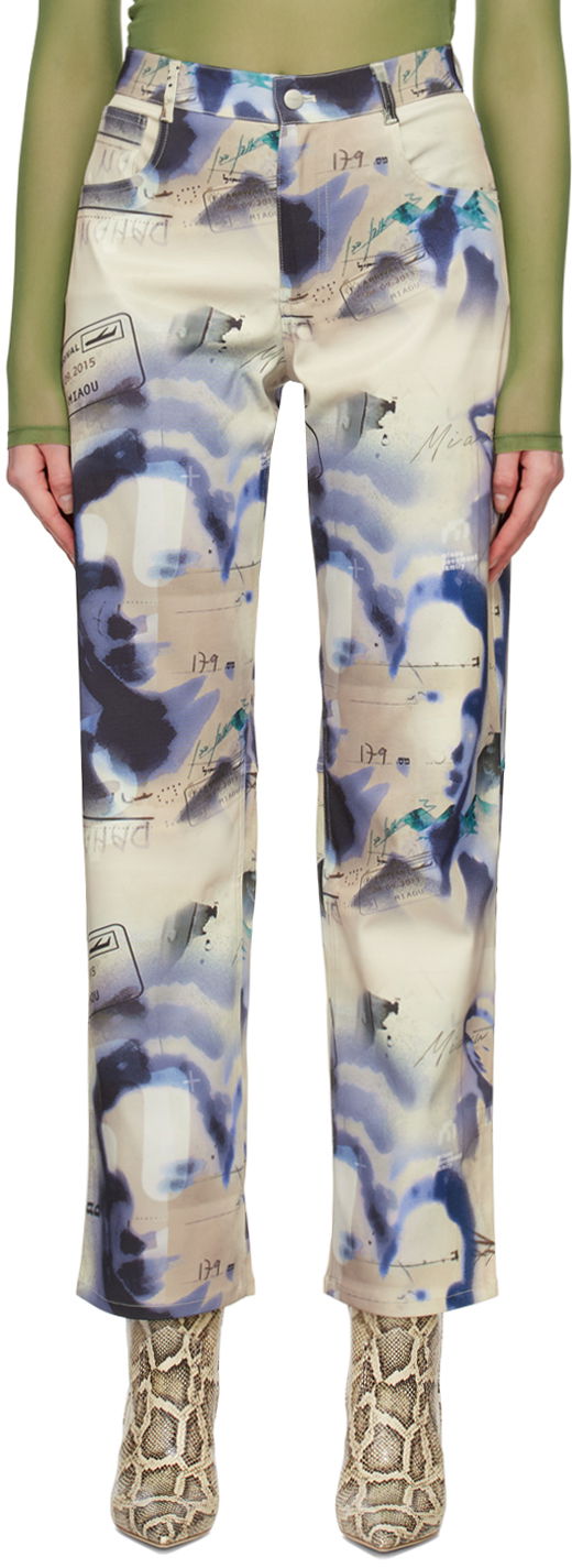 Džínsy Miaou Miaou Fargo Printed Trousers Rôznofarebný | 1007GABCOR, 0