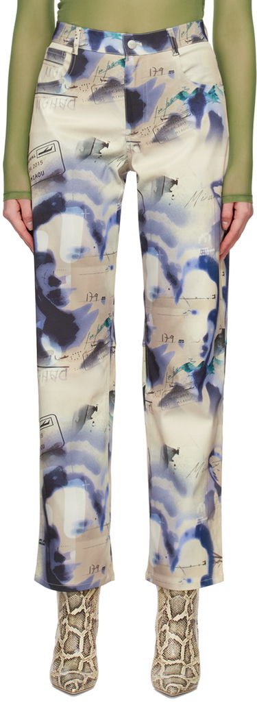 Džínsy Miaou Miaou Fargo Printed Trousers Rôznofarebný | 1007GABCOR, 0