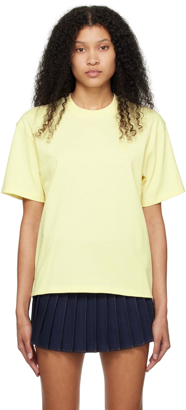 Tričko AMI SSENSE x T-Shirt Žltá | SPUTS004.726.703, 0