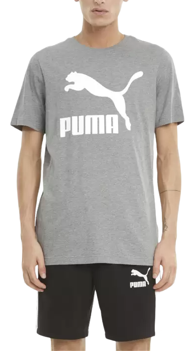 Tričko Puma Classics Logo T-Shirt Šedá | 53008803
